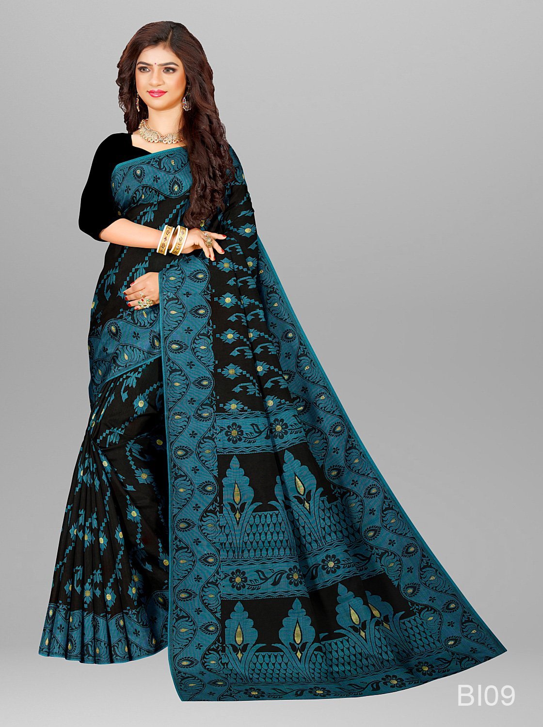 20250904215249642531757022769_Nilima Shops Black Jamdani Saree Traditional Elegant Handloom5.jpg